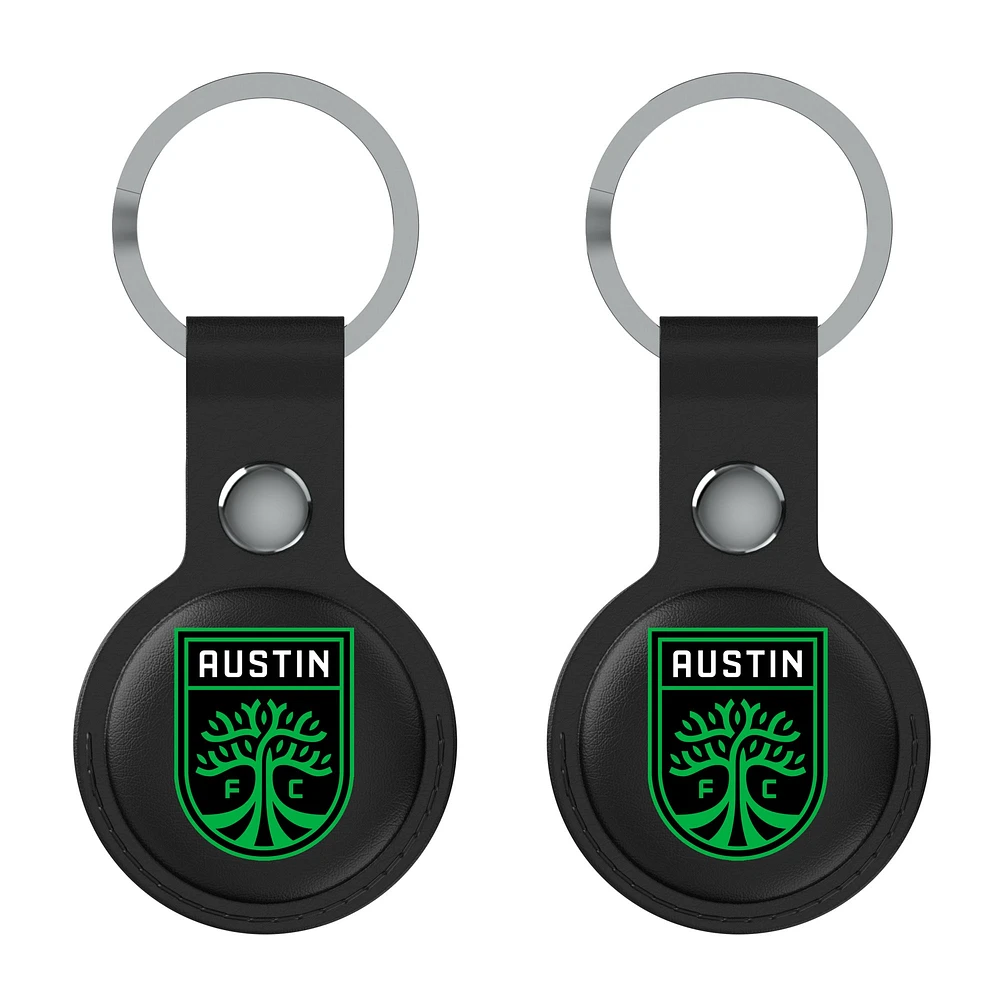 Keyscaper Austin FC Two-Pack Insignia AirTag Holders