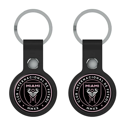 Keyscaper Inter Miami CF Two-Pack Insignia AirTag Holders