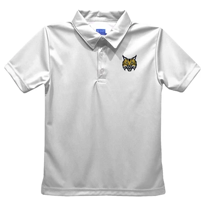 Toddler Vive La Fete White Quinnipiac Bobcats Solid Polo