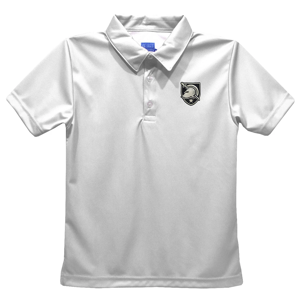 Youth Vive La Fete White Army Black Knights Solid Polo