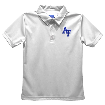 Youth Vive La Fete White Air Force Falcons Solid Polo