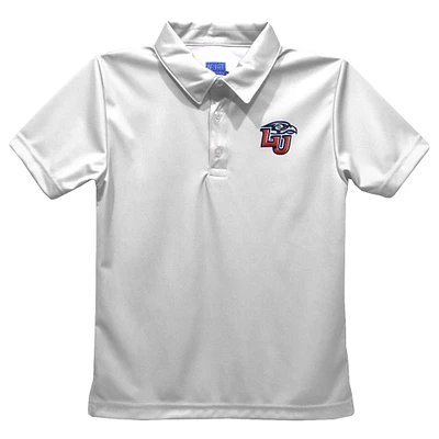 Youth Vive La Fete White Liberty Flames Solid Polo