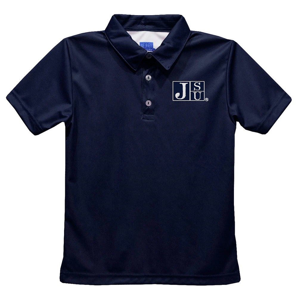 Toddler Vive La Fete Black Jackson State Tigers Solid Polo