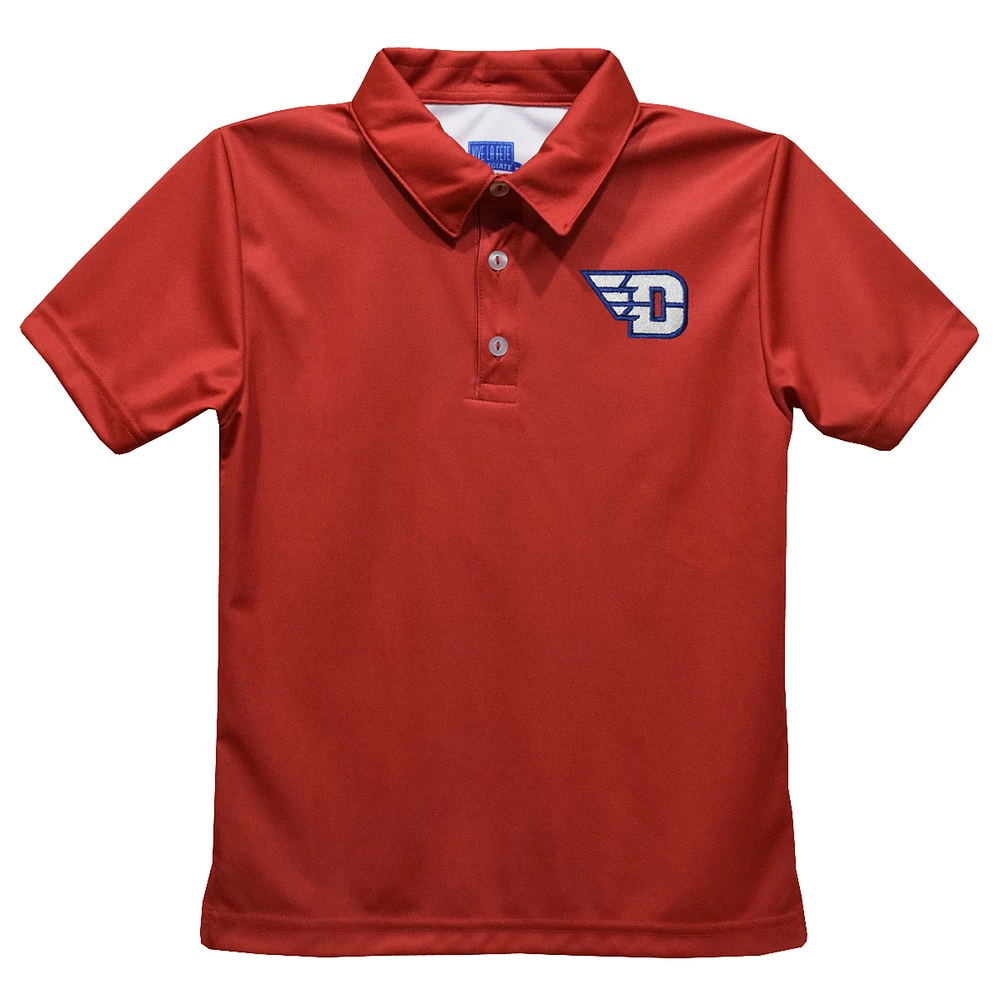 Toddler Vive La Fete Red Dayton Flyers Solid Polo