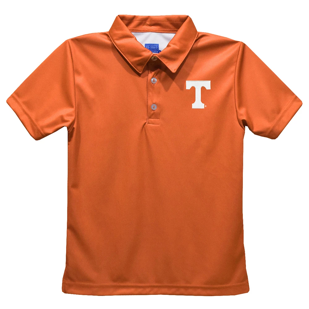 Youth Vive La Fete Orange Tennessee Volunteers Solid Polo