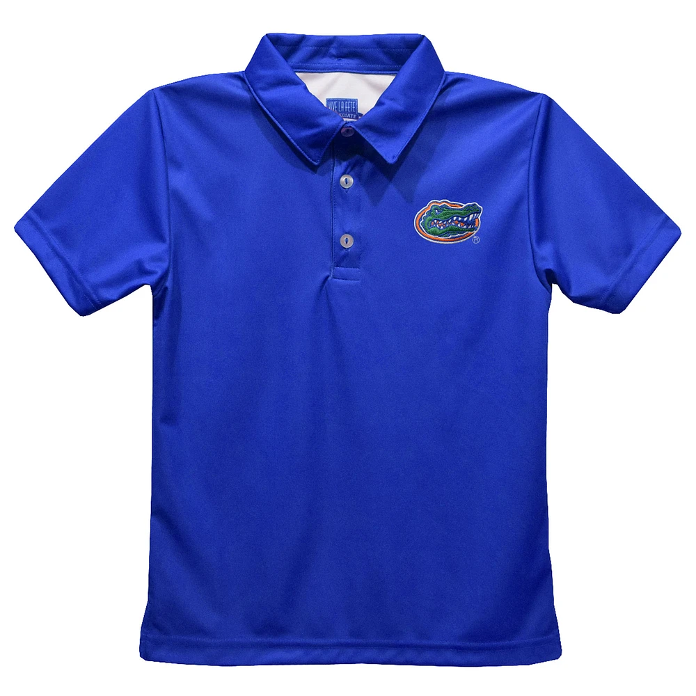 Youth Vive La Fete Blue Florida Gators Solid Polo