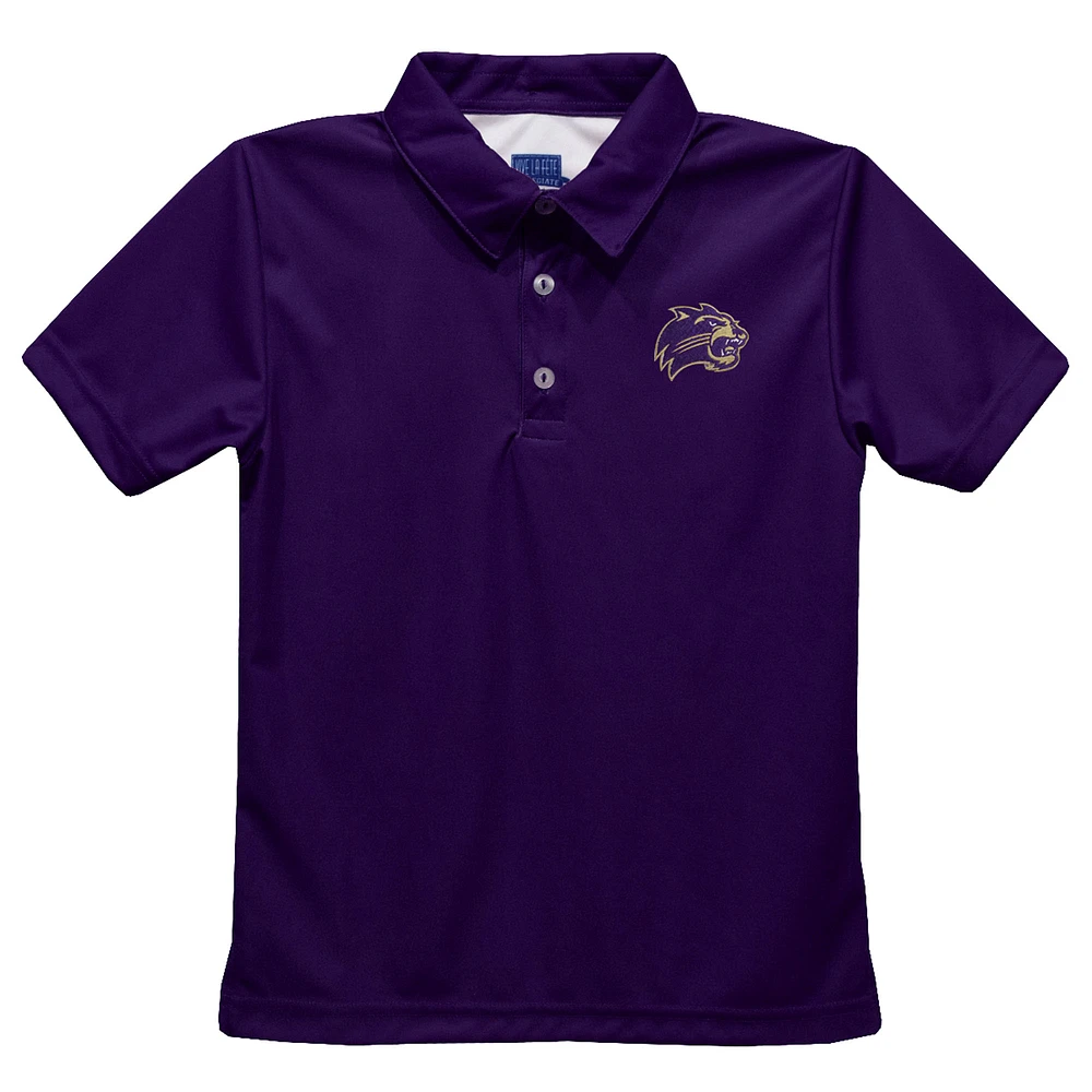 Youth Vive La Fete Purple Western Carolina Catamounts Solid Polo