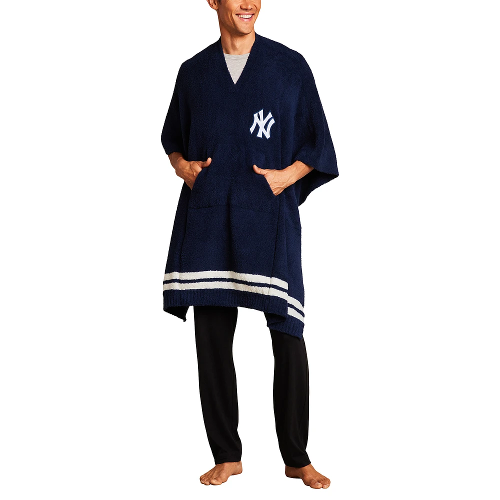Barefoot Dreams Navy New York Yankees CozyChic 3-in-1 Poncho