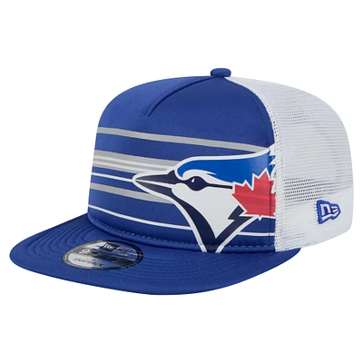 Men's New Era Royal Toronto Blue Jays 9FIFTY A-Frame Trucker Snapback Hat