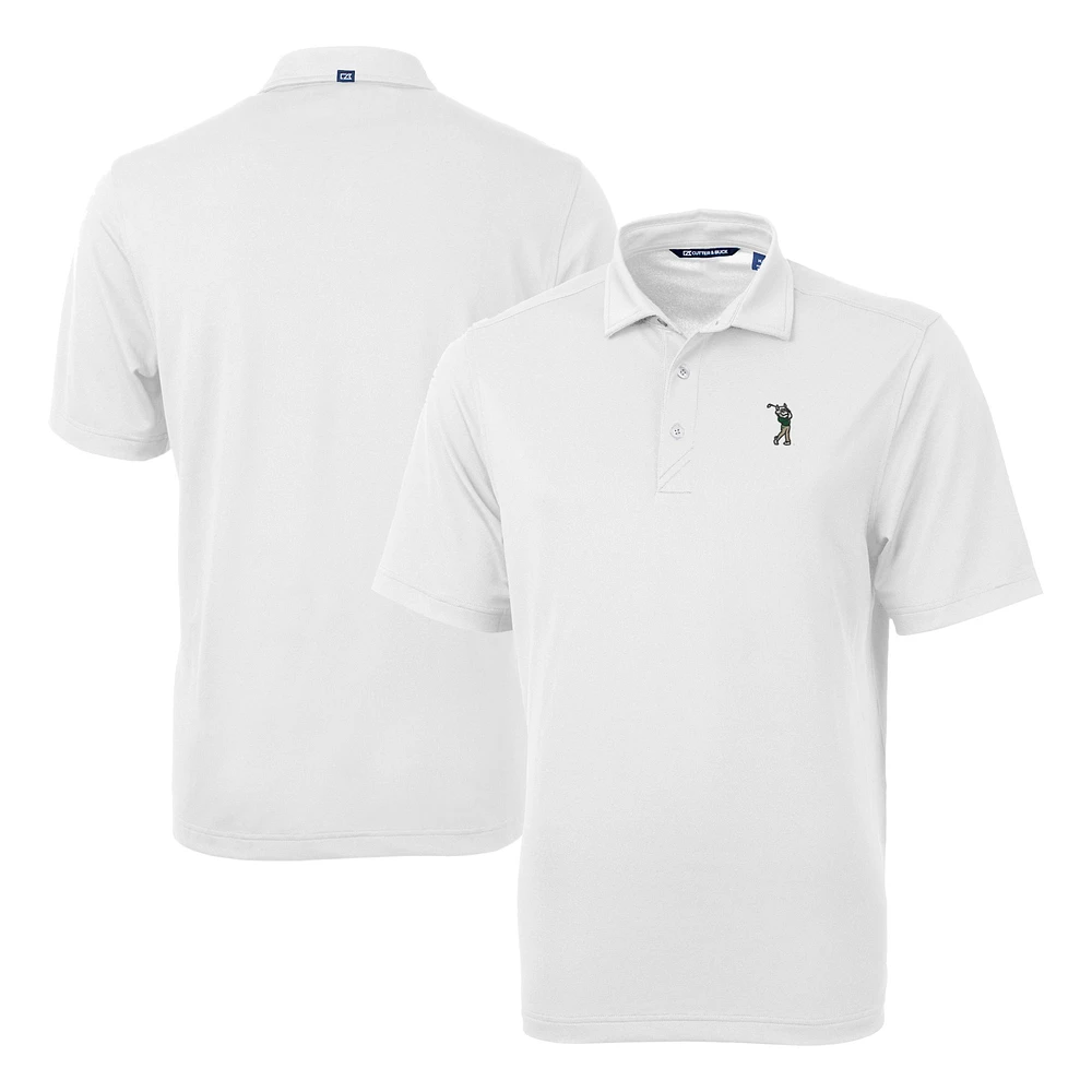Men's Cutter & Buck White South Florida Bulls Virtue Eco Pique Recycled Polo