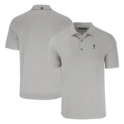 Men's Cutter & Buck Gray South Florida Bulls Forge Eco Stretch Recycled Polo