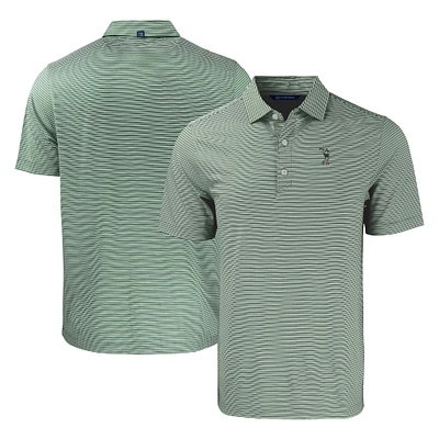 Men's Cutter & Buck Green South Florida Bulls Forge Eco Double Stripe Stretch Recycled Polo