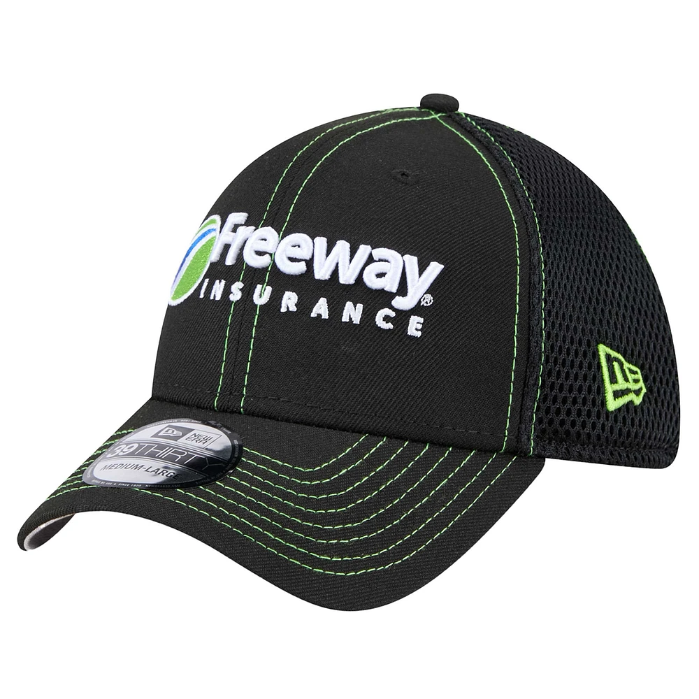 Men's New Era Black Daniel Suarez Neo 39THIRTY Flex Hat