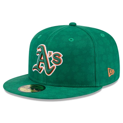 Men's New Era Kelly Green Athletics St. Patrick's Day 59FIFTY Fitted Hat