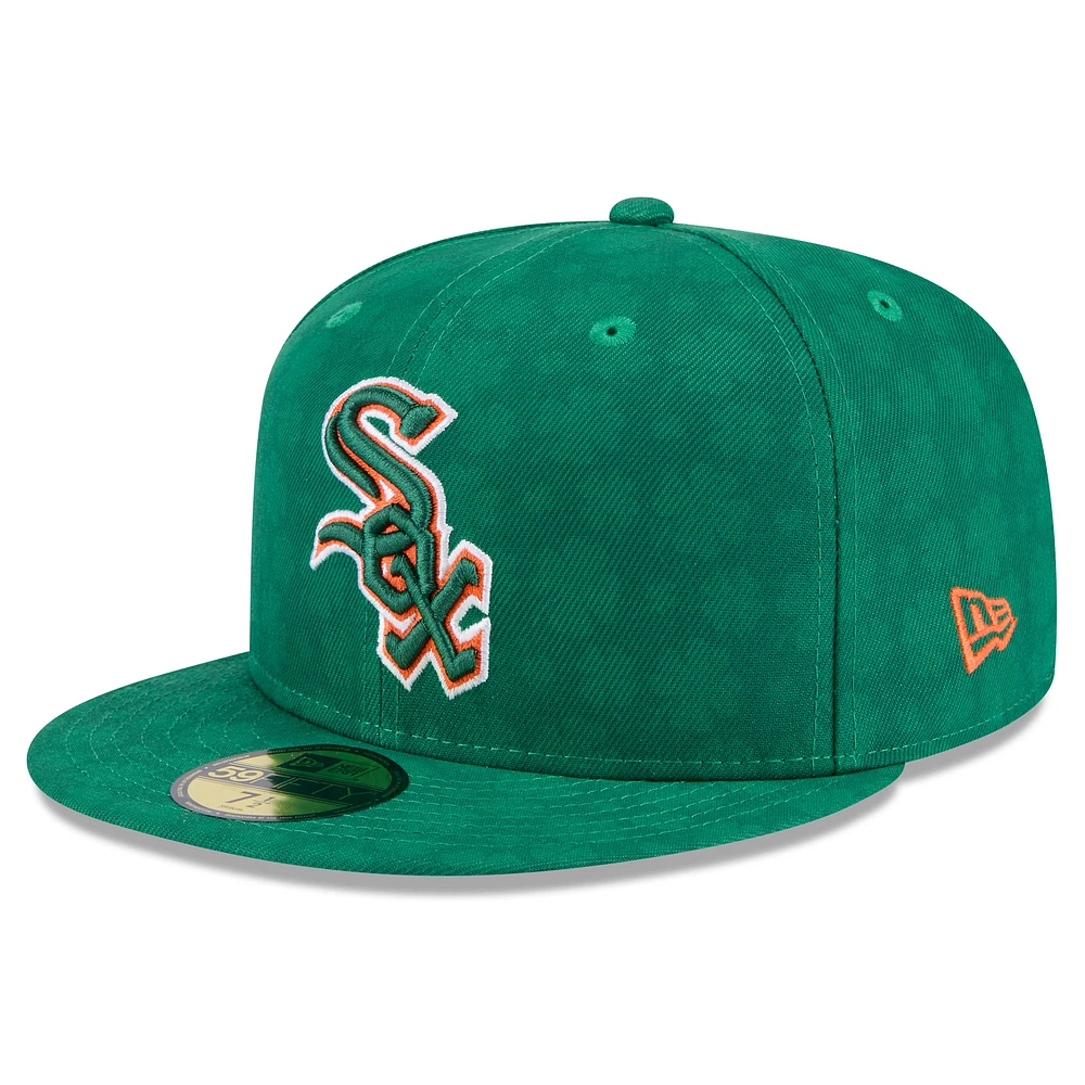 Men's New Era Kelly Green Chicago White Sox St. Patrick's Day 59FIFTY Fitted Hat