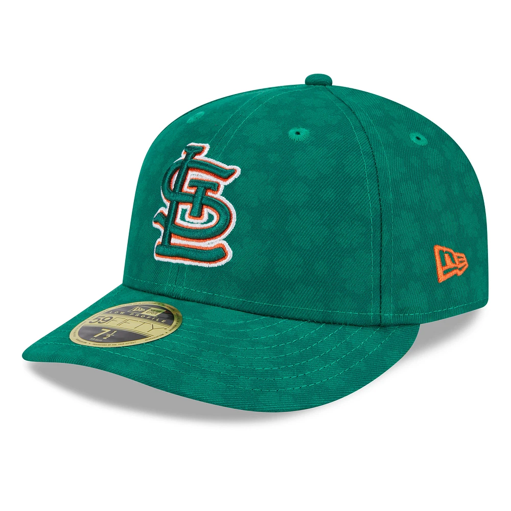 Men's New Era Kelly Green St. Louis Cardinals Patrick's Day Low Profile 59FIFTY Fitted Hat
