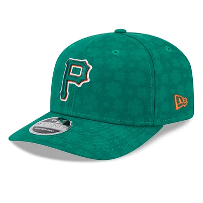 Men's New Era Kelly Green Pittsburgh Pirates St. Patrick's Day 9SEVENTY Adjustable Hat