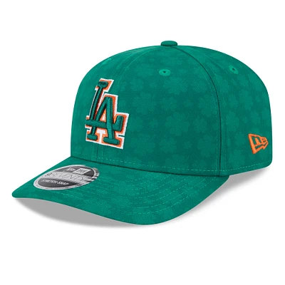 Men's New Era Kelly Green Los Angeles Dodgers St. Patrick's Day 9SEVENTY Adjustable Hat