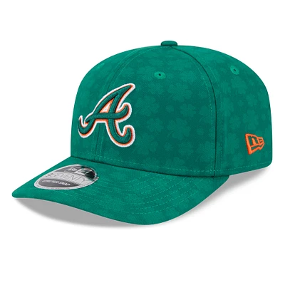 Men's New Era Kelly Green Atlanta Braves St. Patrick's Day 9SEVENTY Adjustable Hat