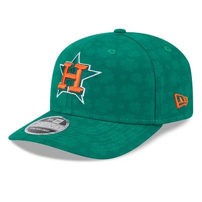 Men's New Era Kelly Green Houston Astros St. Patrick's Day 9SEVENTY Adjustable Hat