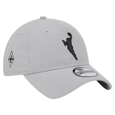 Unisex New Era Gray Las Vegas Aces 9TWENTY Adjustable Hat