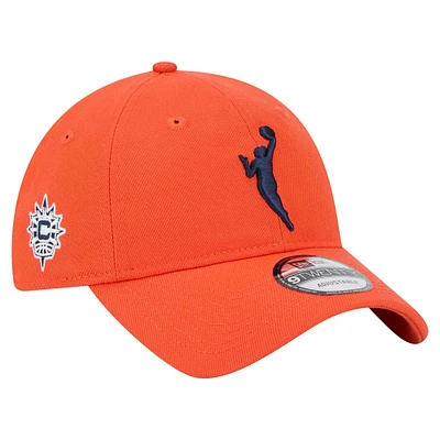 Unisex New Era Orange Connecticut Sun 9TWENTY Adjustable Hat