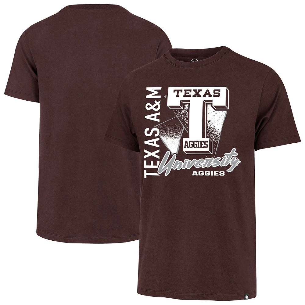 Men's '47 Maroon Texas A&M Aggies Side Arm Franklin T-Shirt