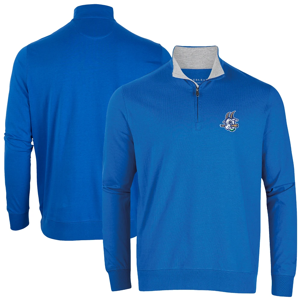 Men's Royal Hartford Yard Goats Alumni Quarter-Zip Pullover Top