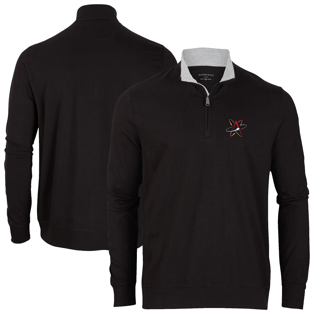 Men's Black Albuquerque Isotopes Alumni Quarter-Zip Pullover Top