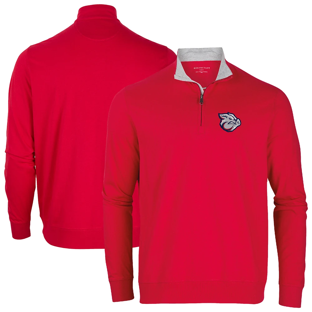 Men's Lehigh Valley IronPigs Alumni Quarter-Zip Pullover Top