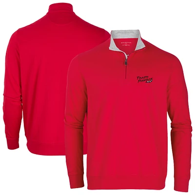 Men's Red Rocket City Trash Pandas Alumni Quarter-Zip Pullover Top