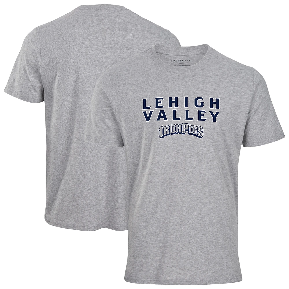 Men's Gray Lehigh Valley IronPigs Essential T-Shirt
