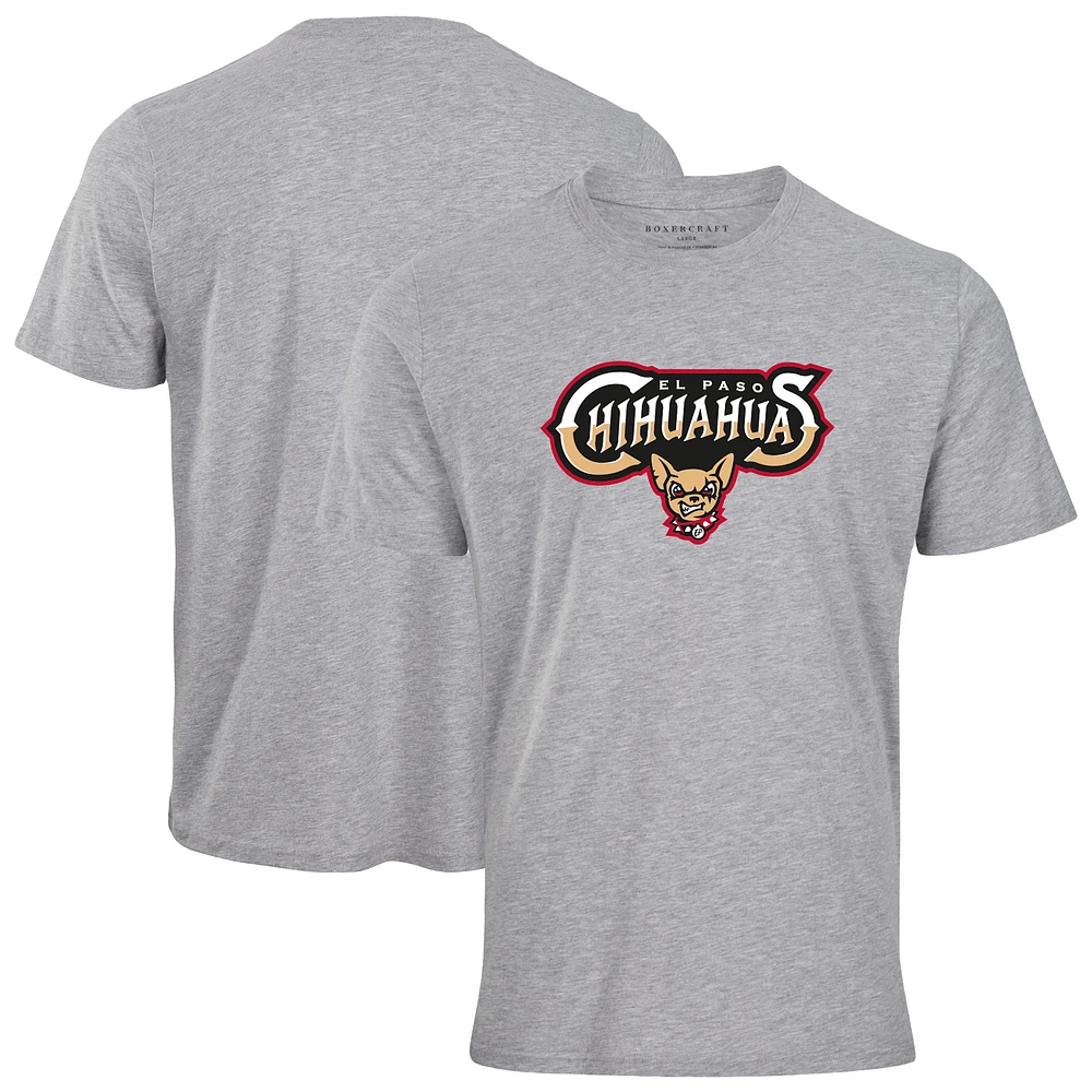Men's Heather Gray El Paso Chihuahuas Essential T-Shirt