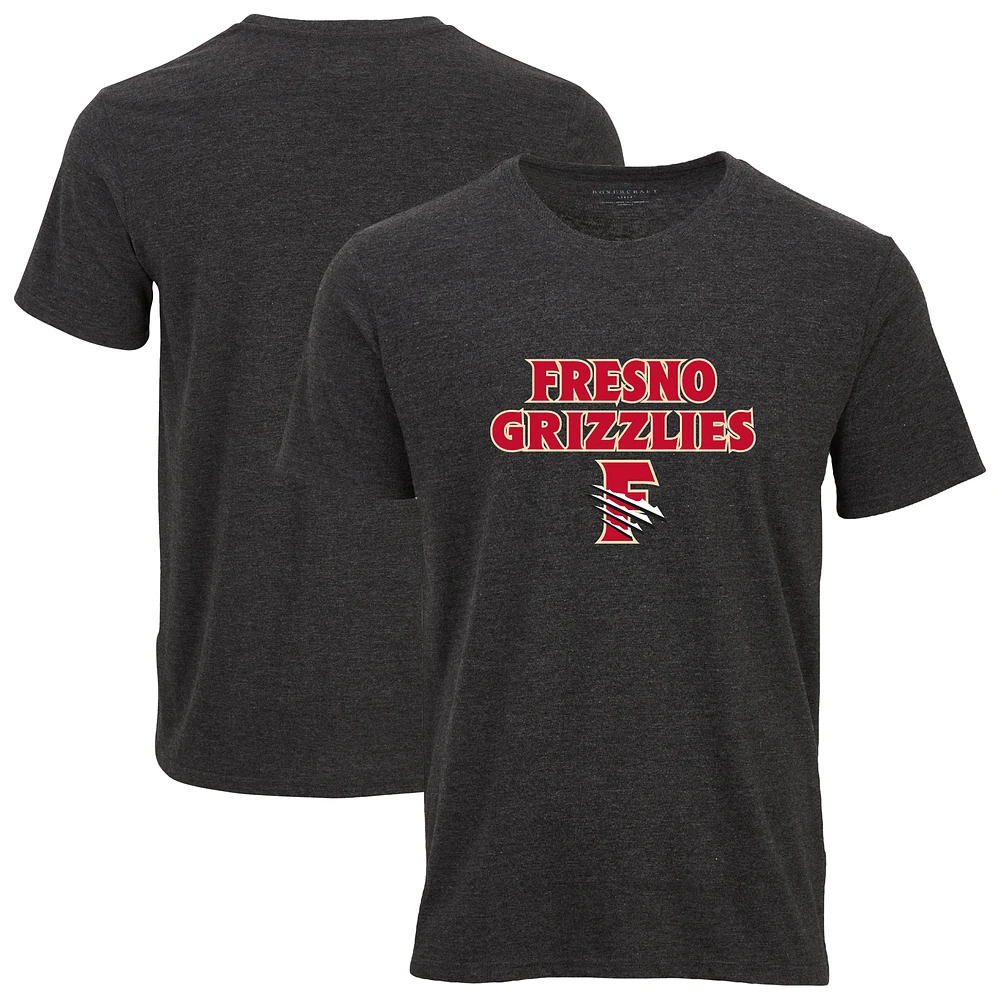 Men's Heather Charcoal Fresno Grizzlies Essential T-Shirt