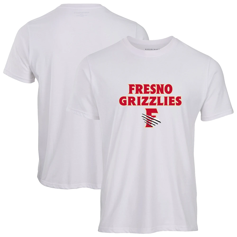 Men's White Fresno Grizzlies Essential T-Shirt