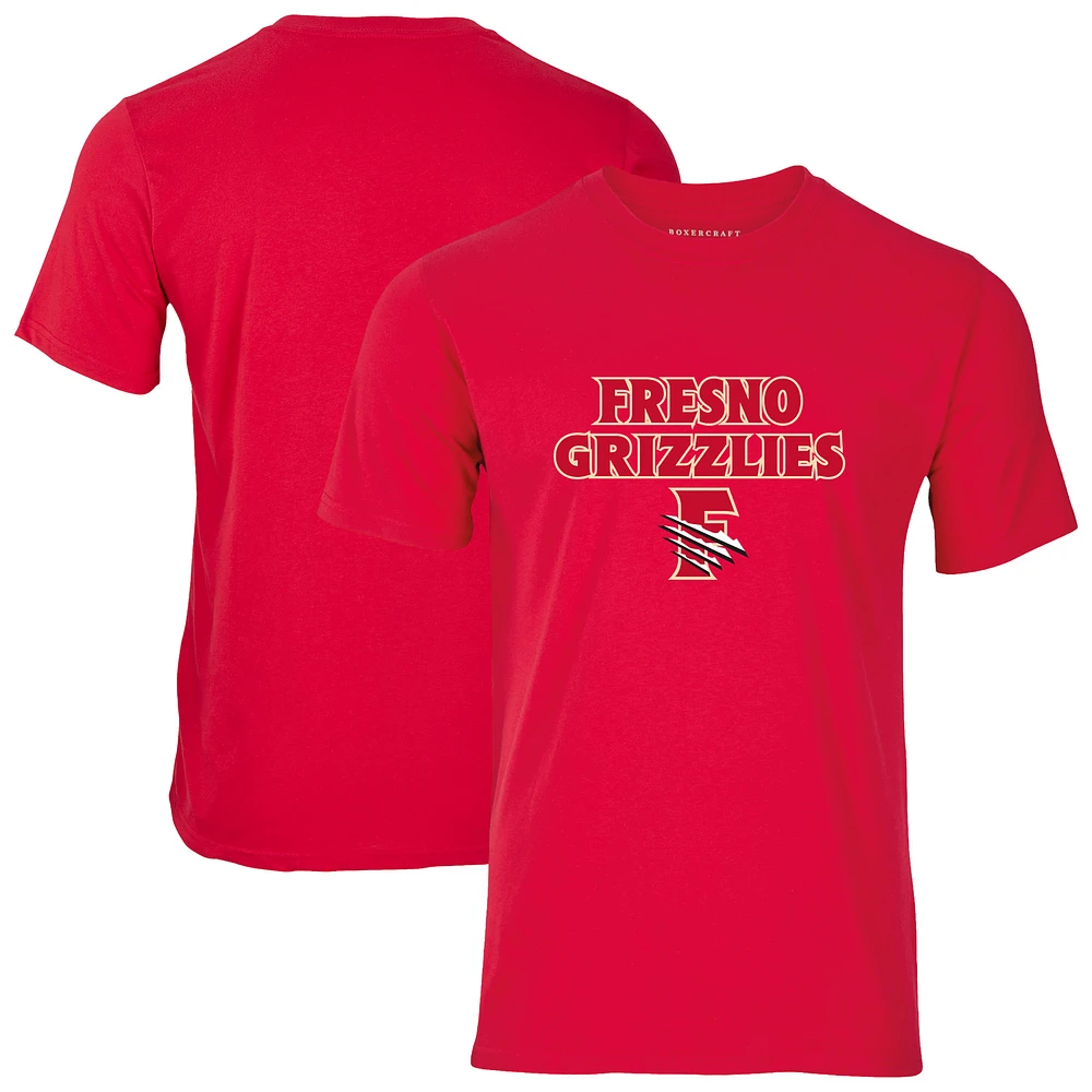 Men's Red Fresno Grizzlies Essential T-Shirt