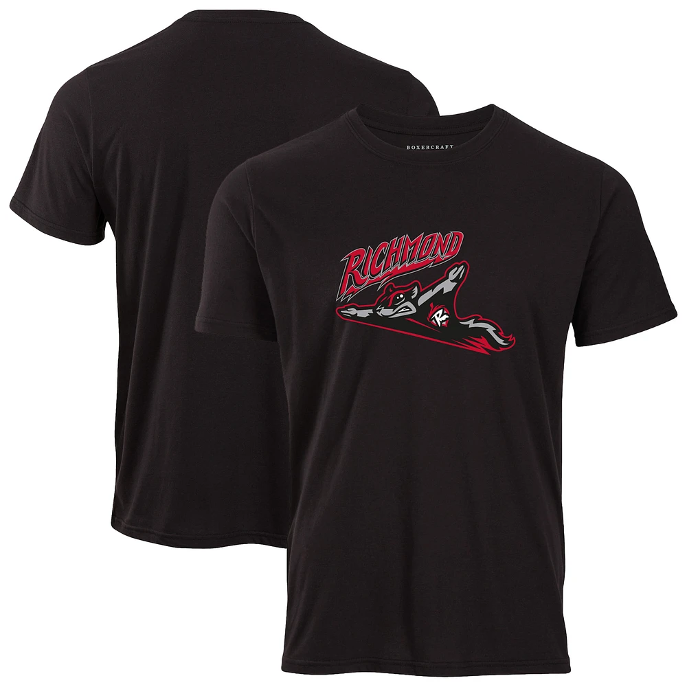Men's Black Richmond Flying Squirrels Essential T-Shirt