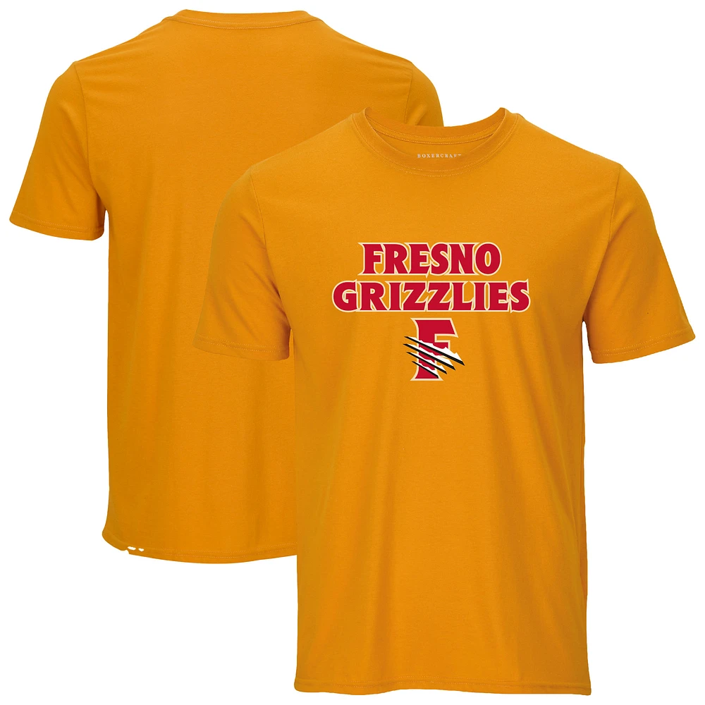Men's Gold Fresno Grizzlies Essential T-Shirt