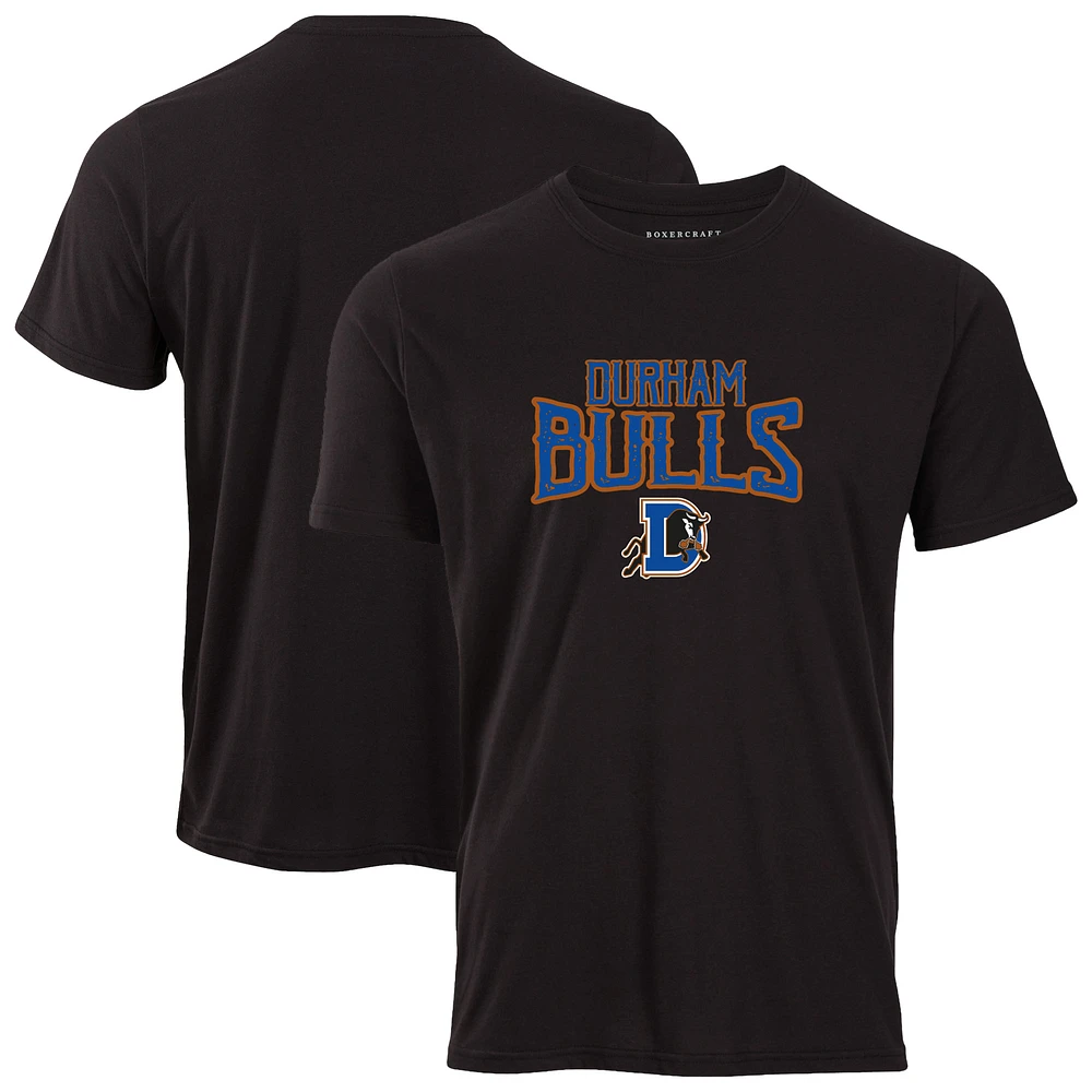 Men's Black Durham Bulls Essential T-Shirt