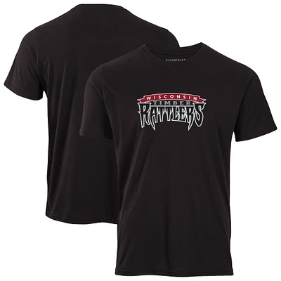 Men's Black Wisconsin Timber Rattlers Essential T-Shirt
