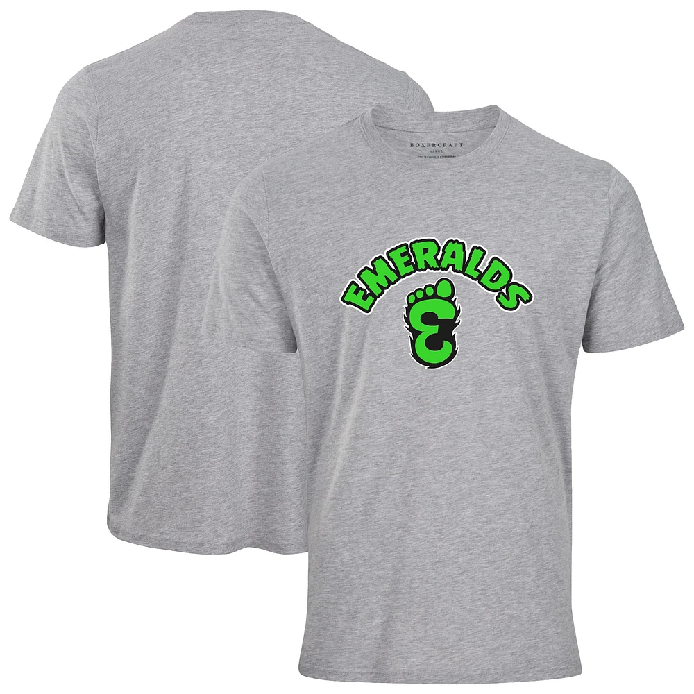 Men's Heather Gray Eugene Emeralds Essential T-Shirt