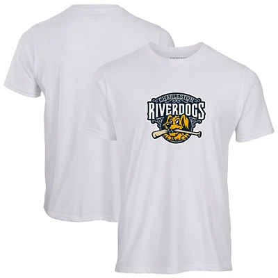 Men's White Charleston RiverDogs Essential T-Shirt