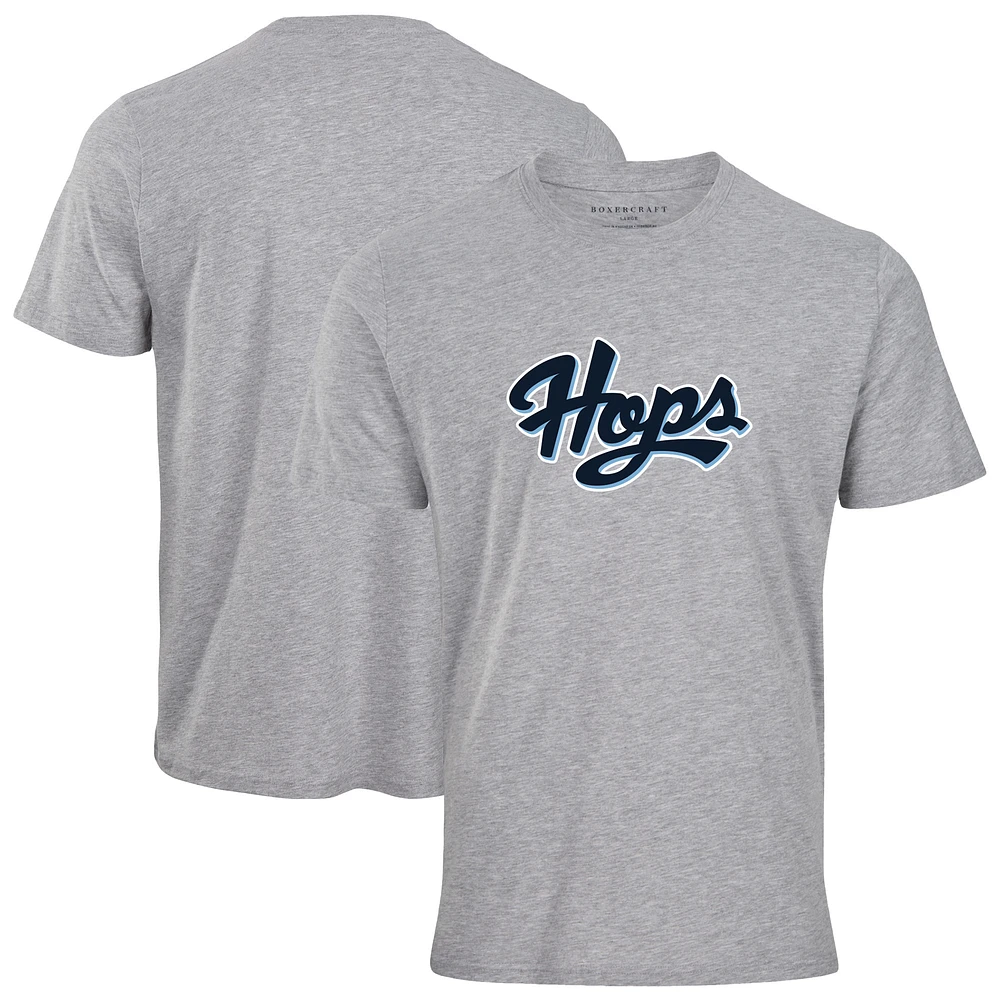 Men's Heather Gray Hillsboro Hops Essential T-Shirt