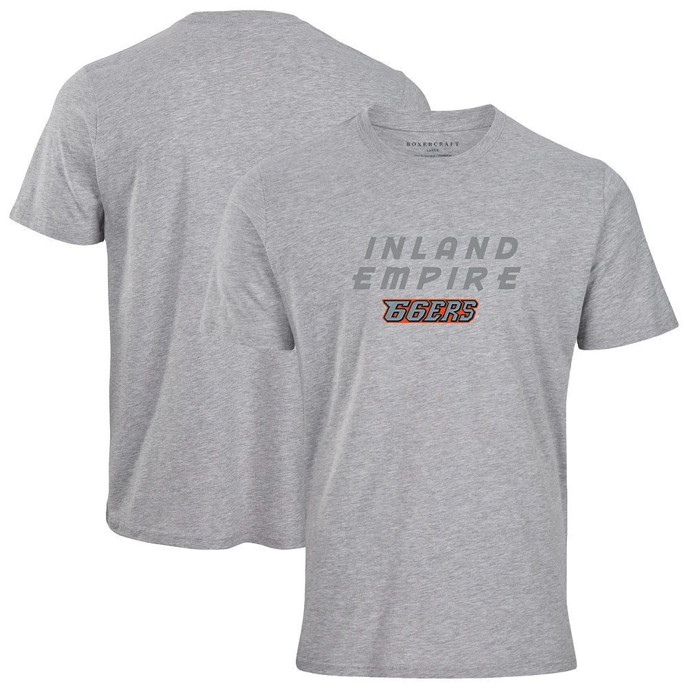 Men's Heather Gray Inland Empire 66ers Essential T-Shirt