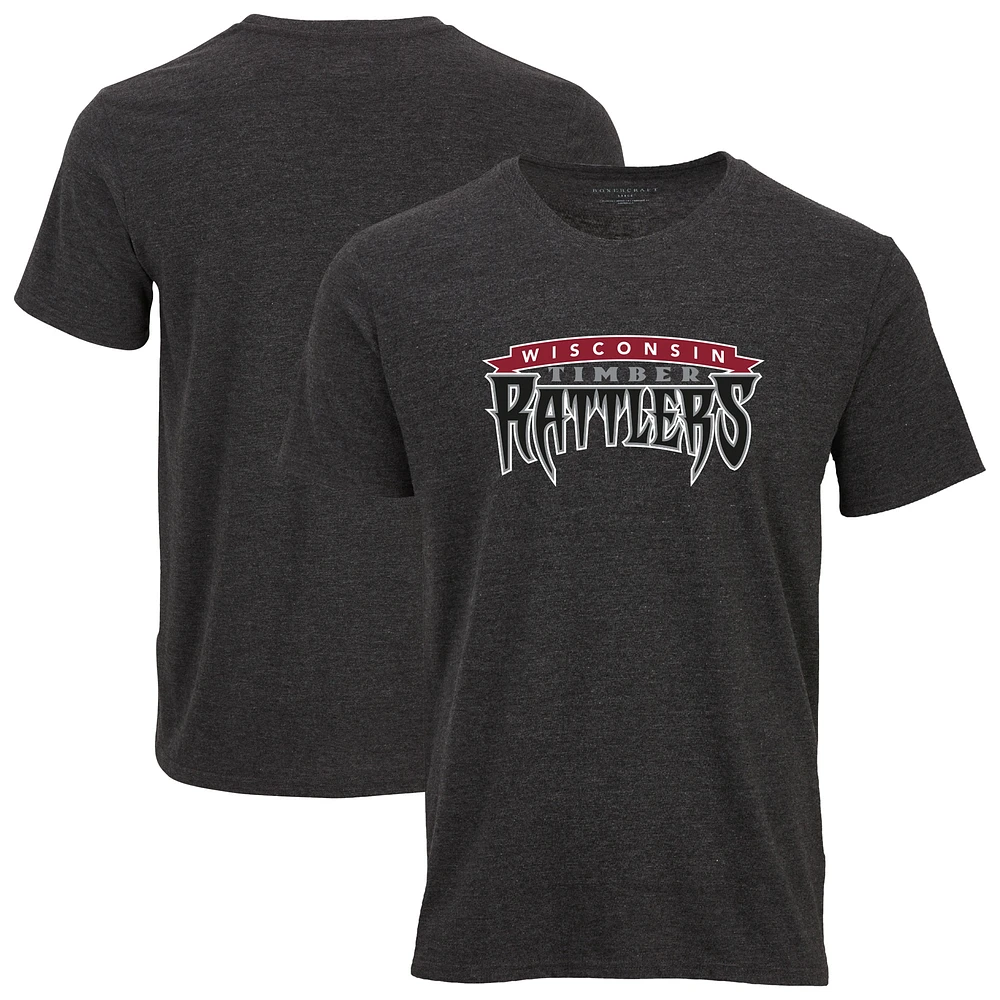 Men's Heather Charcoal Wisconsin Timber Rattlers Essential T-Shirt