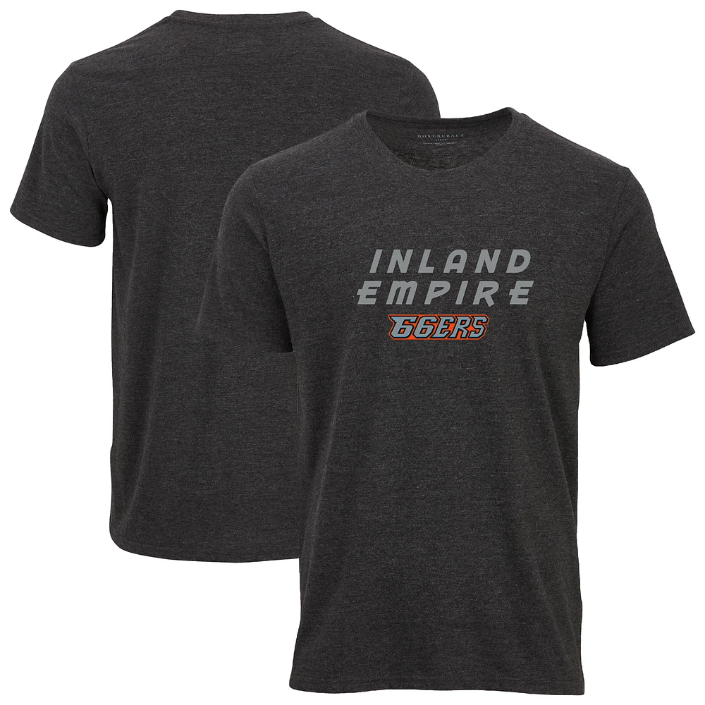 Men's Heather Charcoal Inland Empire 66ers Essential T-Shirt