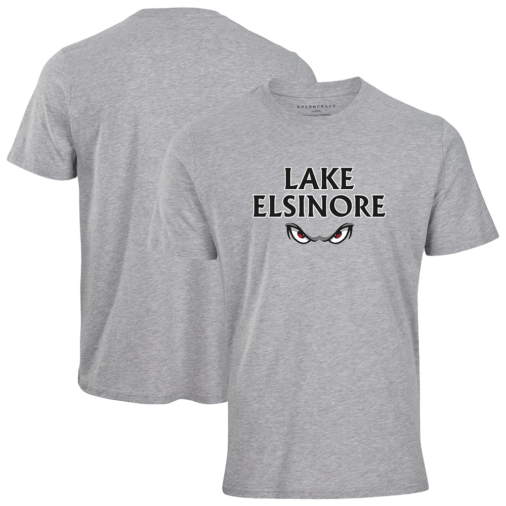 Men's Heather Gray Lake Elsinore Storm Essential T-Shirt