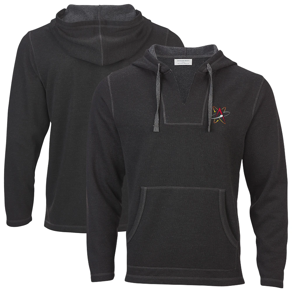 Men's Heather Black Albuquerque Isotopes Baja Fleece Pullover Hoodie