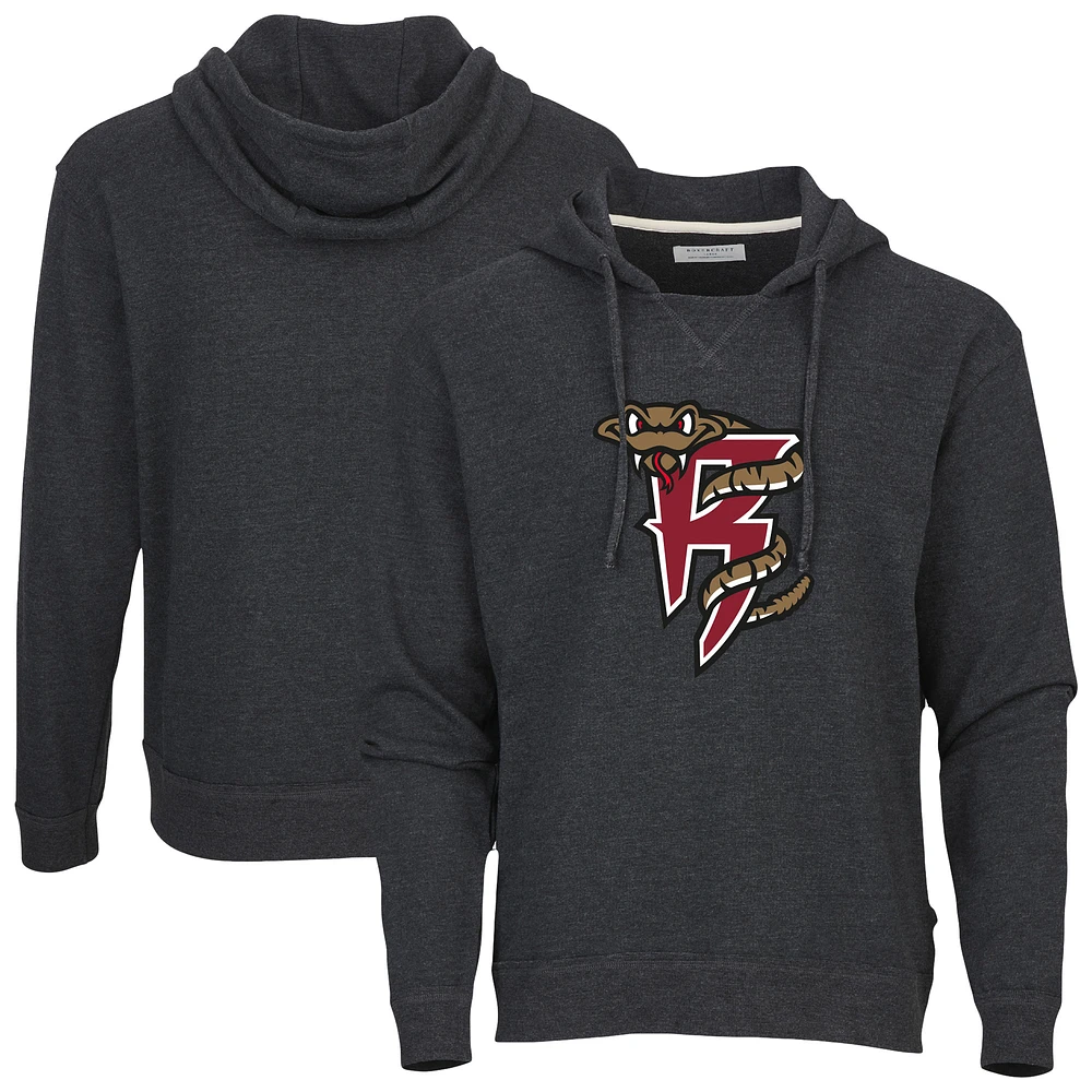 Men's Heather Charcoal Wisconsin Timber Rattlers French Terry Pullover Hoodie