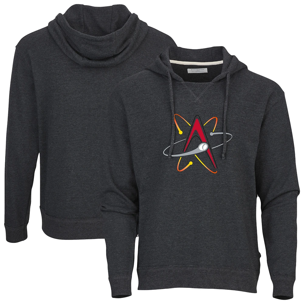 Men's Heather Charcoal Albuquerque Isotopes French Terry Pullover Hoodie